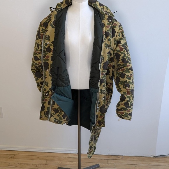 Vintage Frog skin camo print Jacket Made by Golden Bay - Picture 7 of 8